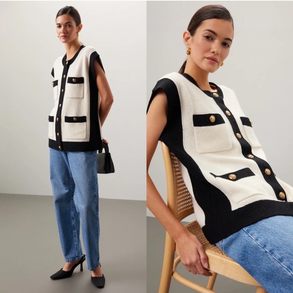 Sandro Lunea Cardigan in Size 1 - Picture 3 of 15